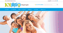 Desktop Screenshot of 101physio.com.au